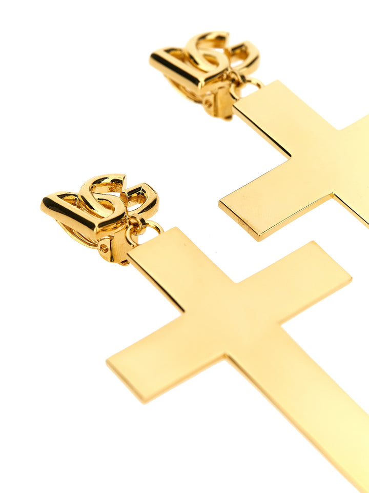 Cross Earrings Gioielli Oro