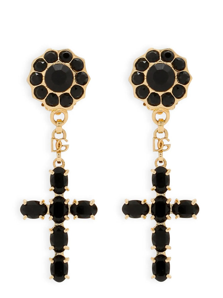 Dolce & Gabbana Cross Pendant Earrings Gioielli - Oro | 859498af493cce659b41460165caebe8fe1500b4