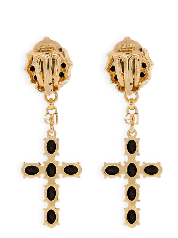 Dolce & Gabbana Cross Pendant Earrings Gioielli - Oro | 3901535946cae2cc241522c8dd53f767c20af5e5
