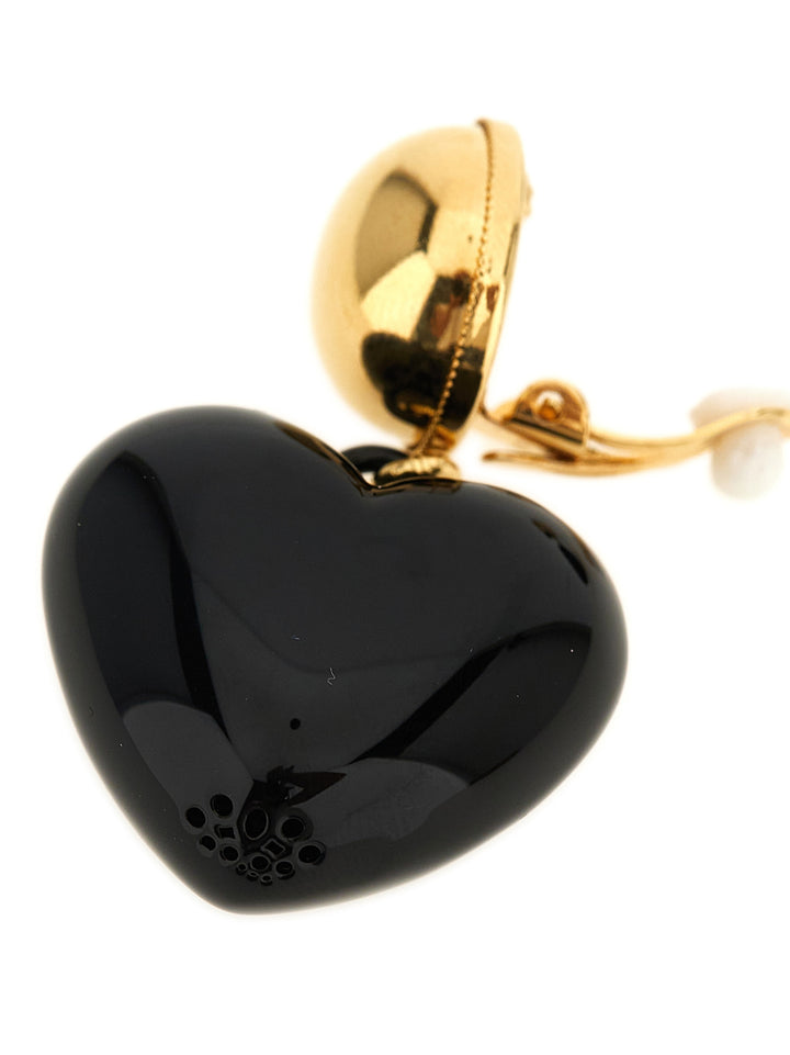 Dolce & Gabbana Dg Heart Earrings Gioielli - Nero | 79d65fa9faa84efe91bf5b7146f0fa817a6a34cd