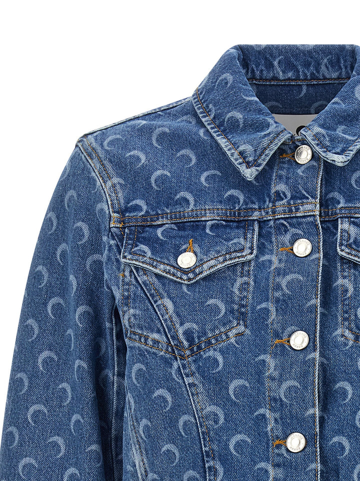 Marine Serre Moon Puffer Jackets - Celeste | c34739518ec290d4c07dfa8f41b270c71aacd68b