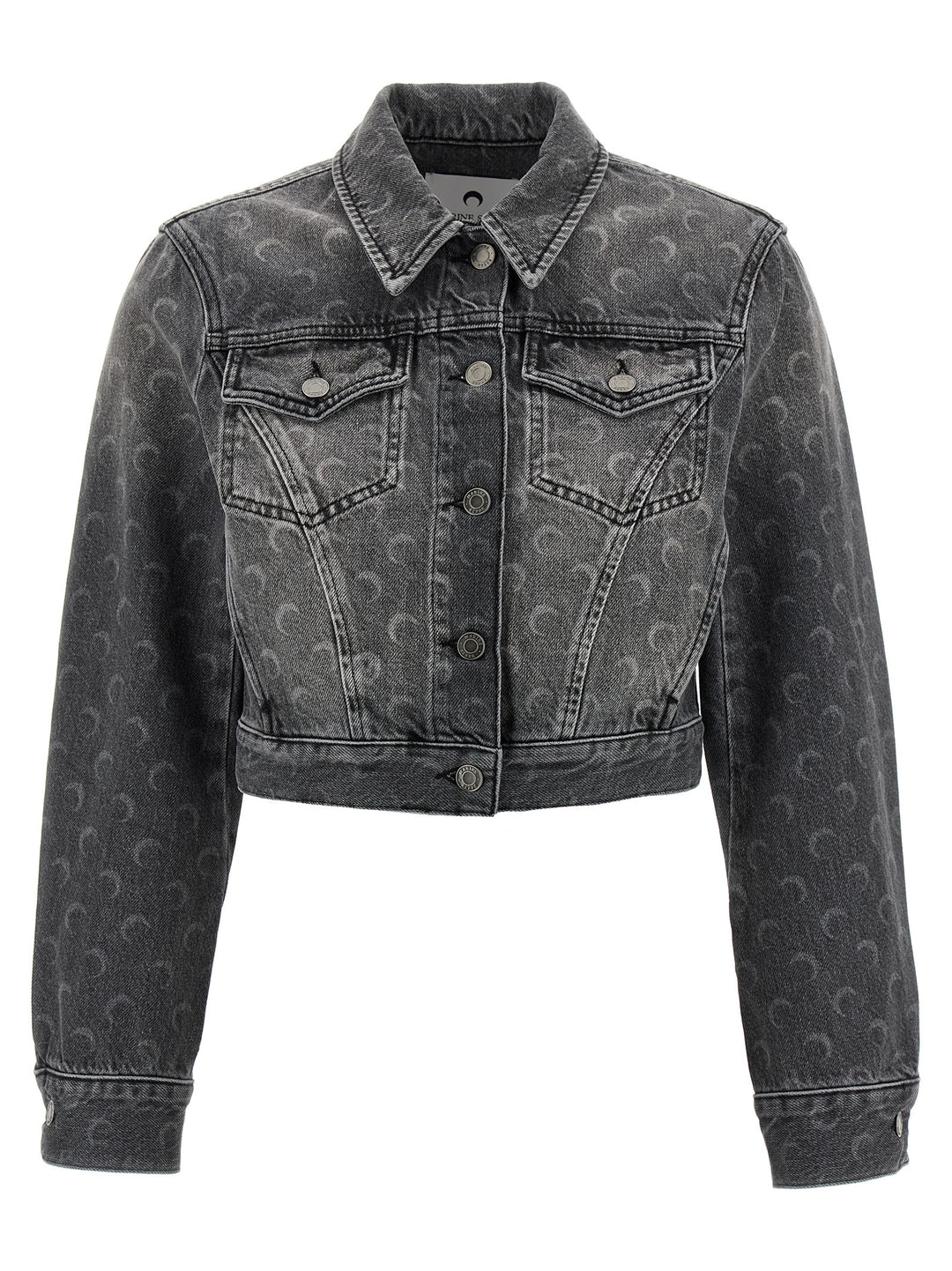 Marine Serre Moon Puffer Jackets - Grigio | 9521c9044eeca4d136e1661d1a6a83c2edee1e7c