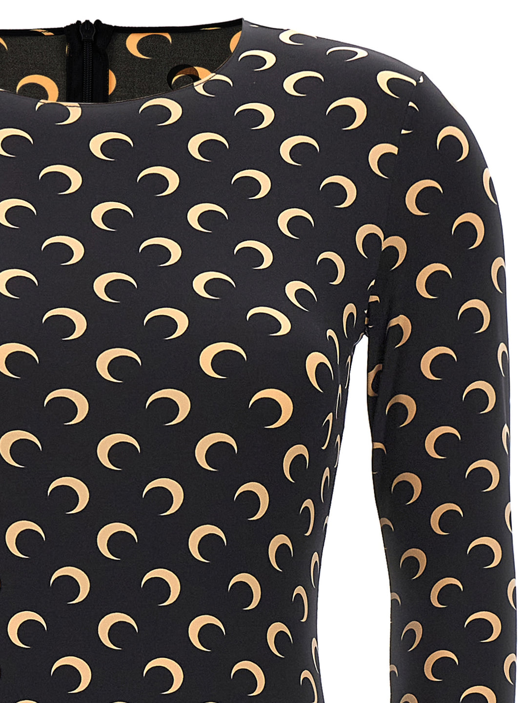 Marine Serre Moon Printed Tute Intere - Nero | 523b906e5138e2d2e093390604c5e98d925f2568