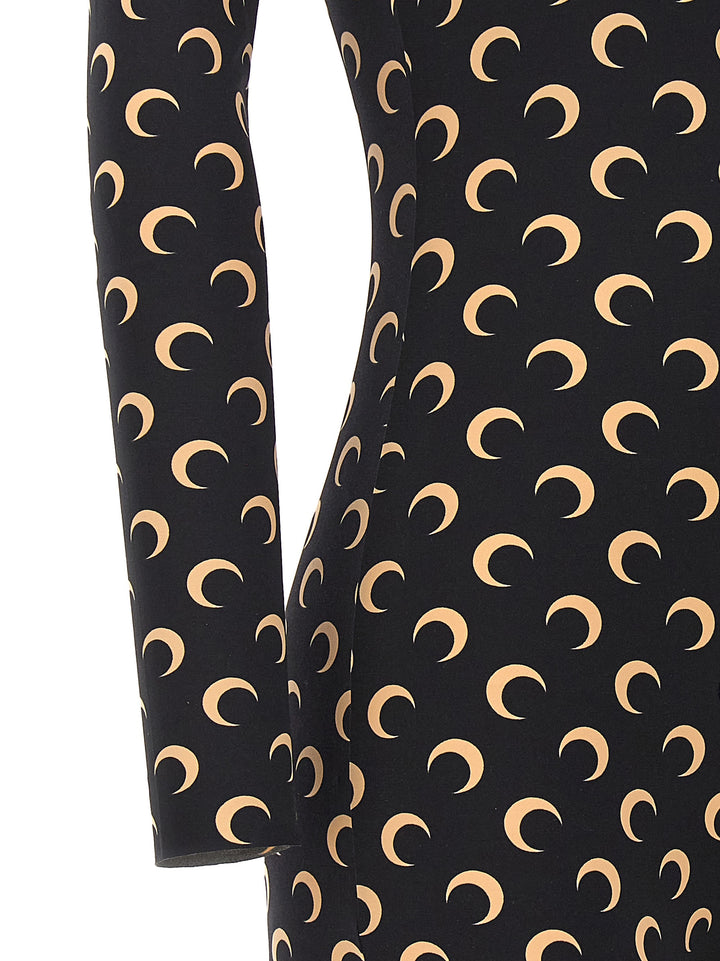 Marine Serre Moon Printed Tute Intere - Nero | e1389bc0b804c1ace52d09f0afe9e86334eb597e