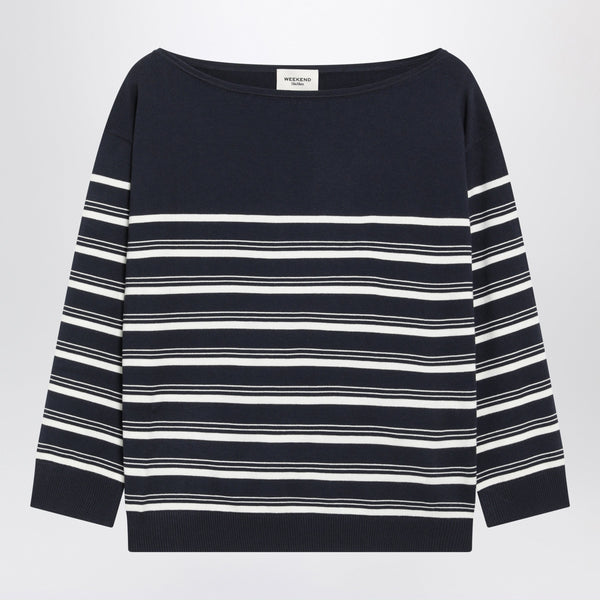Blue And White Striped Sweater