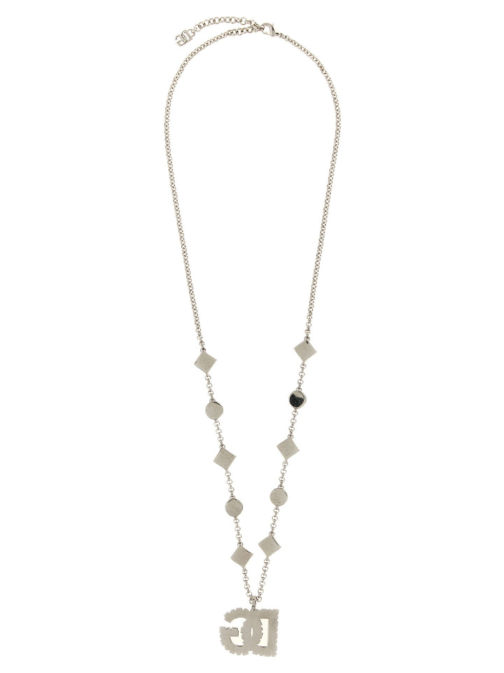 Dolce & Gabbana Dg Pendant Necklace Gioielli - Silver | 82788820608d281f0a1bd97a0e8a88016c59e7d3
