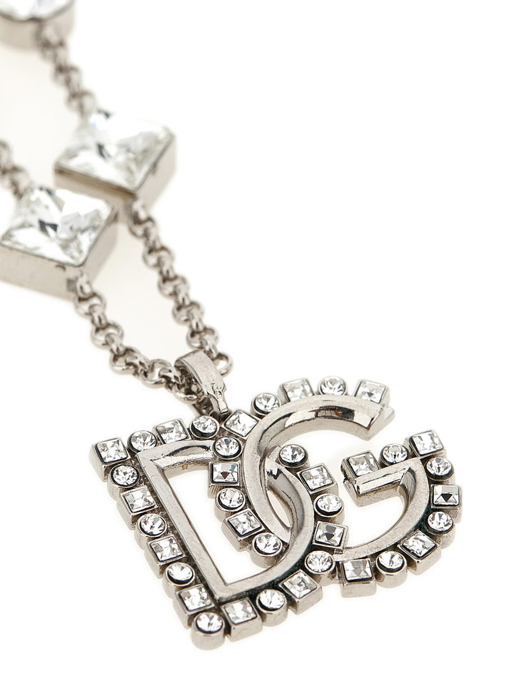 Dolce & Gabbana Dg Pendant Necklace Gioielli - Silver | f1922399e1fc73ab70d524ca3c1f16fc06fe9661