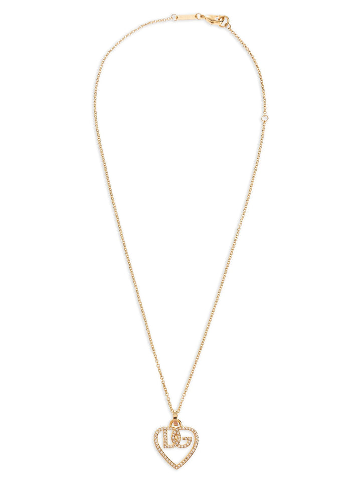 Dolce & Gabbana Strass Logo Necklace Gioielli - Oro | b1c905e9b3a9a6c9eb766d770cf4c54f488182cc