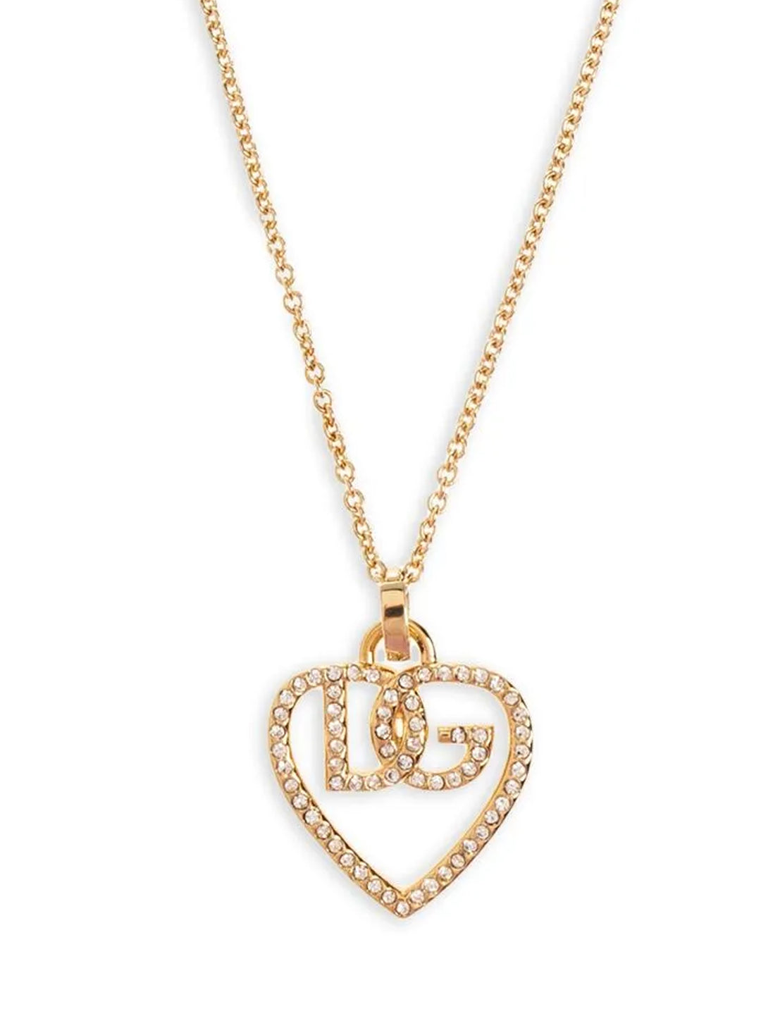 Dolce & Gabbana Strass Logo Necklace Gioielli - Oro | 22982493e6f060159ff1f53f445ddd00e2a74837