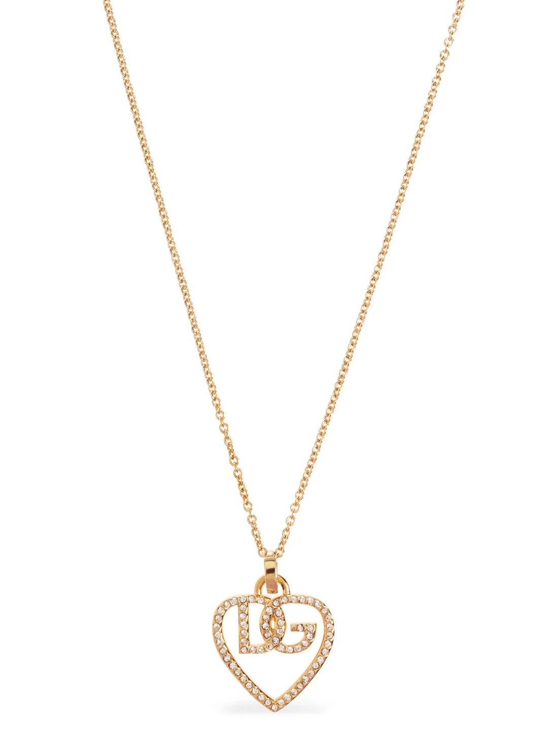 Dolce & Gabbana Strass Logo Necklace Gioielli - Oro | f01ba7f2db1385630ecf3a97ca6186a28739402b