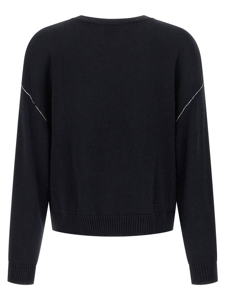 A.P.C. Logo Sweater Maglioni - Blu | fc49dad7f23ce57a4e23b031f5e9f84f7463758d