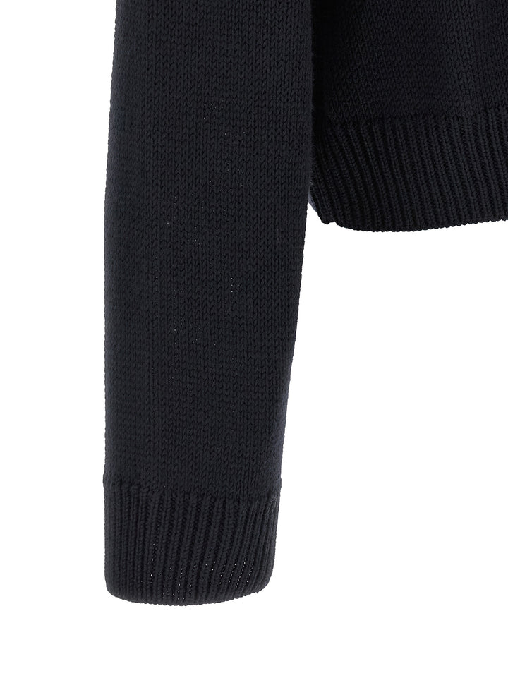 A.P.C. Logo Sweater Maglioni - Blu | f3f7aa2930c1d7e557b4cd001b008616dc97a7bd