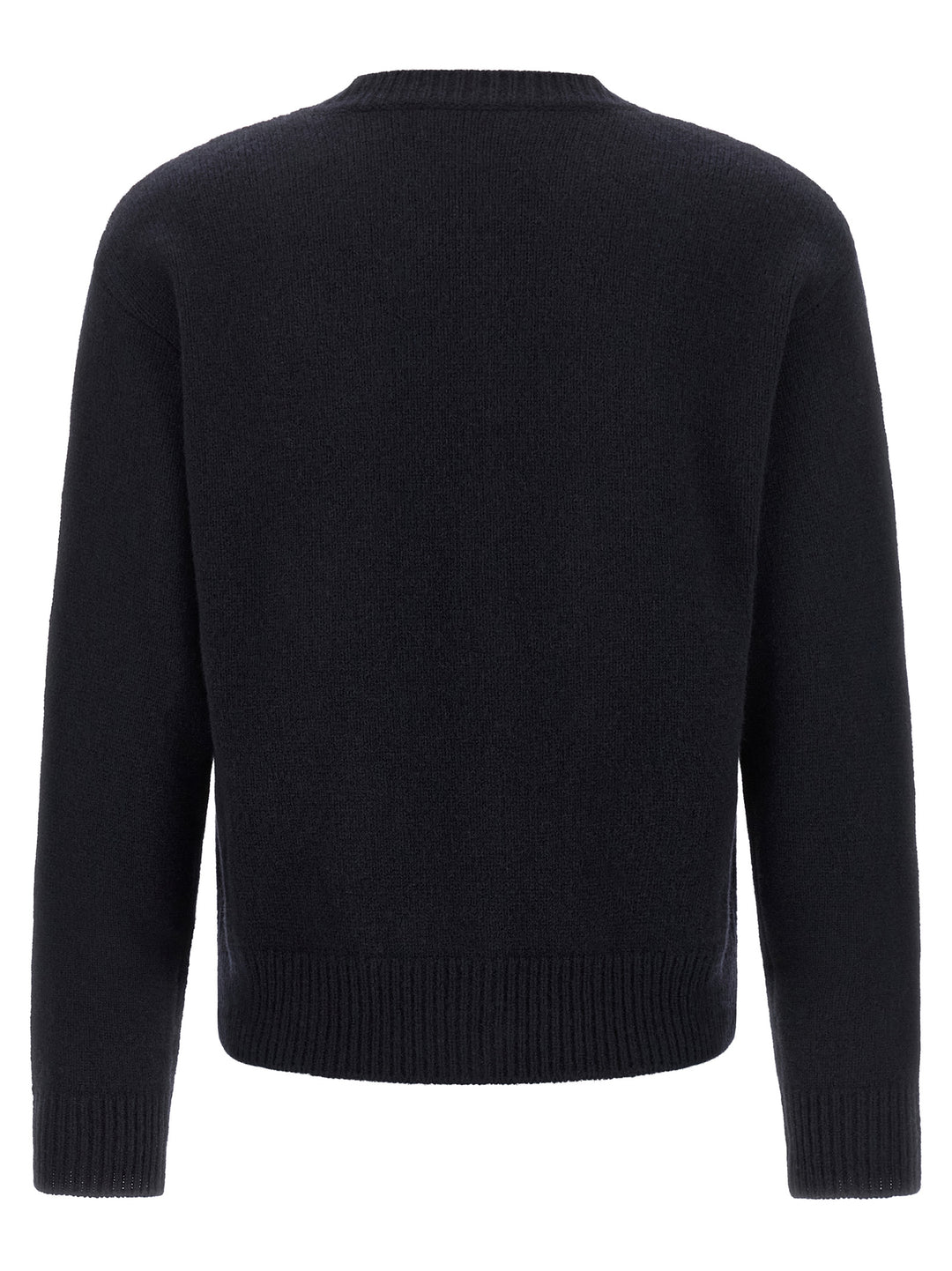 A.P.C. Lila' Wool Cardigan With Logo Intarsia Maglioni - Blu | 76265b44bba269c6bd83e52181f13bc893d3ed7c