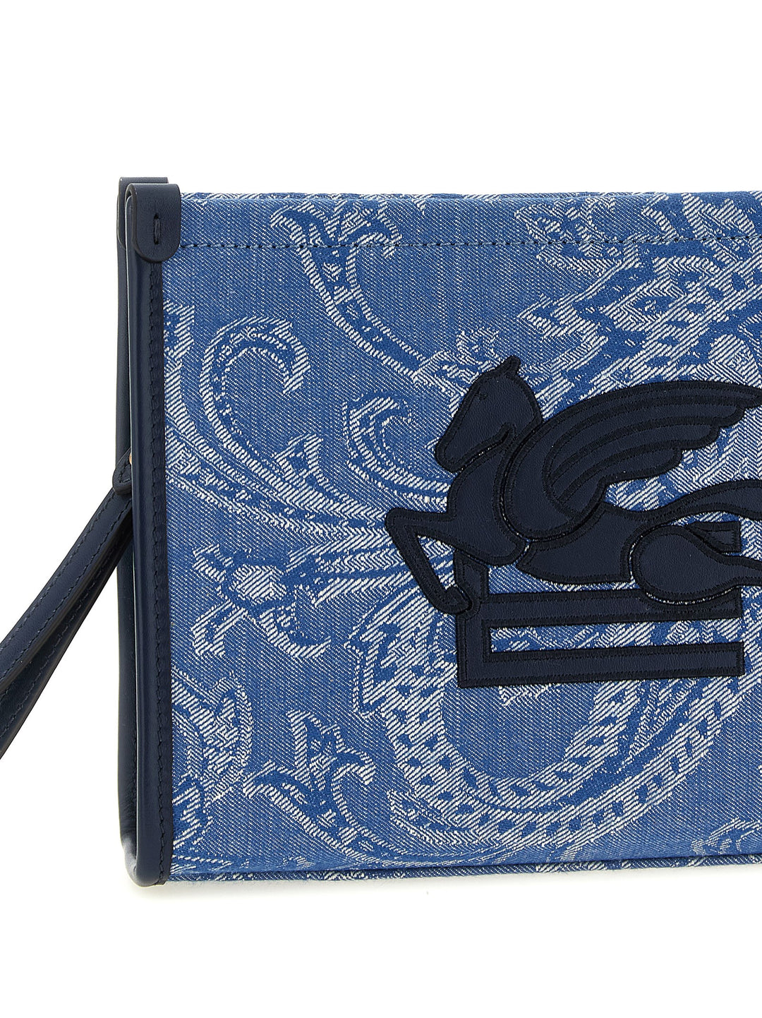 Etro Paisley Clutch - Celeste | 1ab47d44fde31fa97a37c31afaf61c3331ddf812