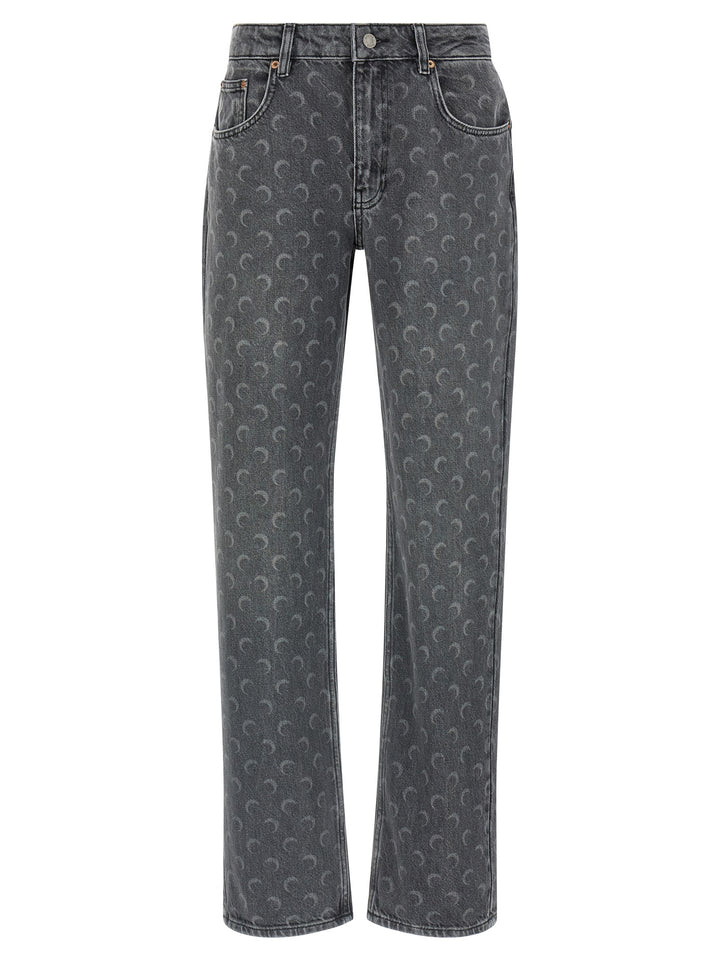 Marine Serre Moon Jeans - Grigio | 6bcd9eef21dc76fb8f108c8a0b6aa889f849865b