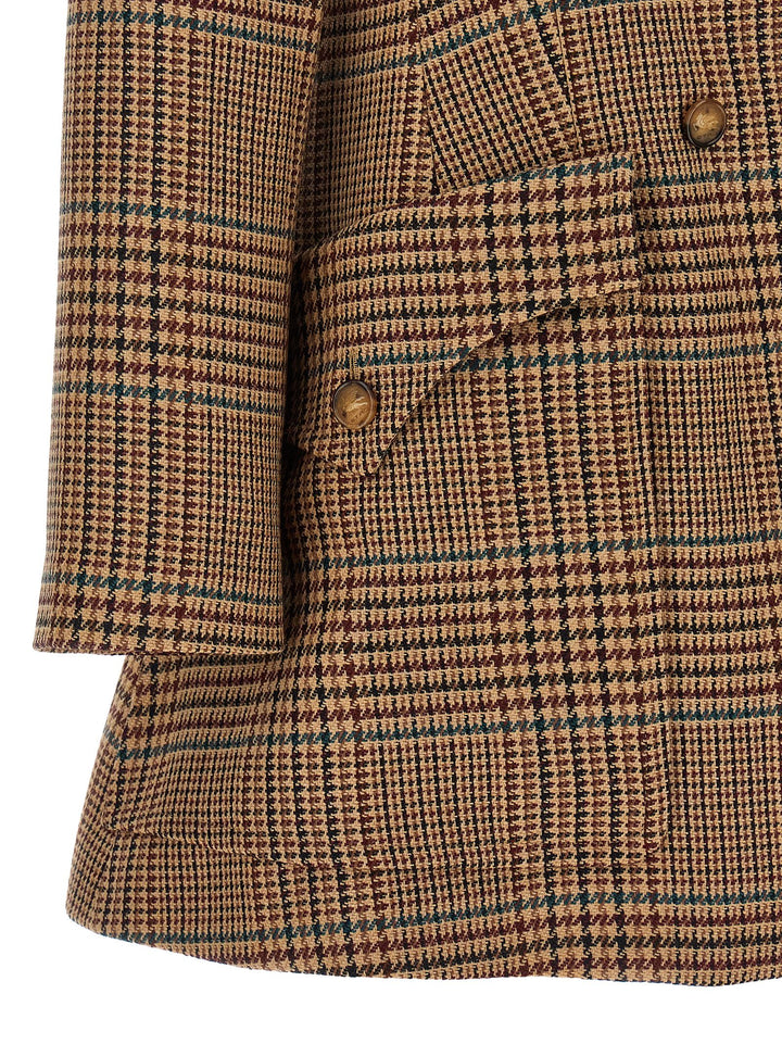 Etro Prince Of Wales Coat Trench e Impermeabili - Marrone | 1b2be654503ea3a0f944c4f5002d276674c0300e