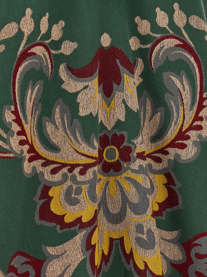 Etro Floral Paisley Cape Mantelle - Verde | d8773e80f722b27a0b6f4c42878a4f3833cd4653