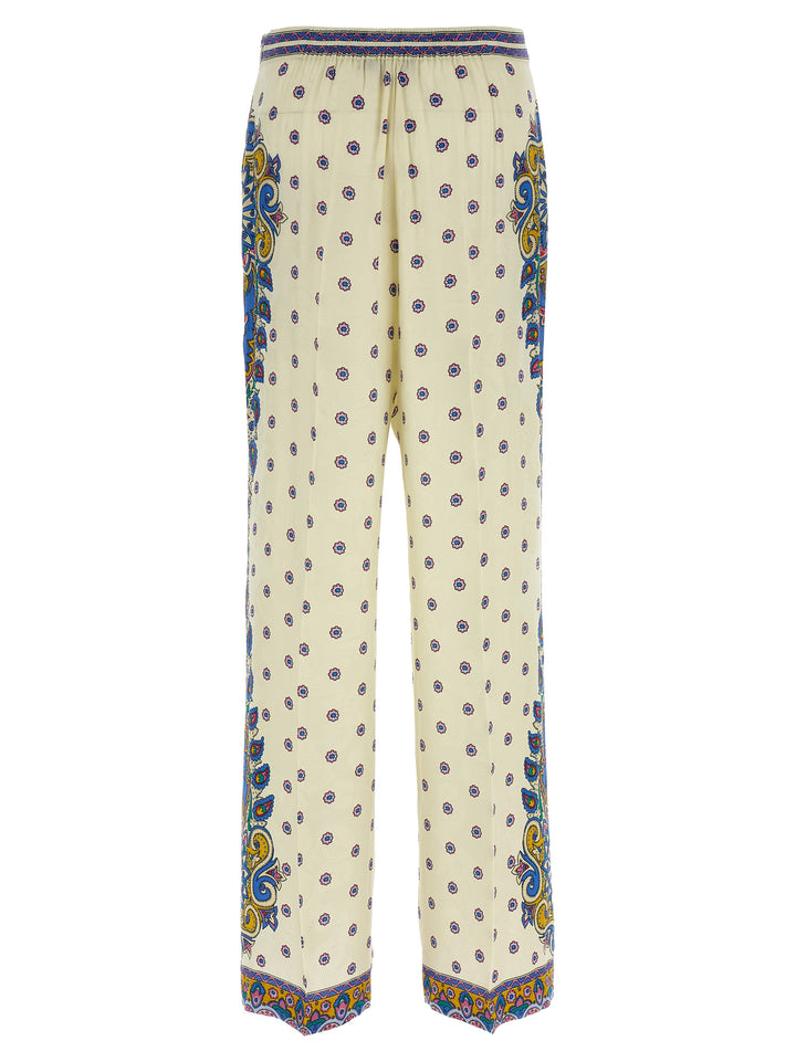 Etro Palazzo Pantaloni - Bianco | 137f481a3b74dc1b5002c3f66295cc109c70e13a