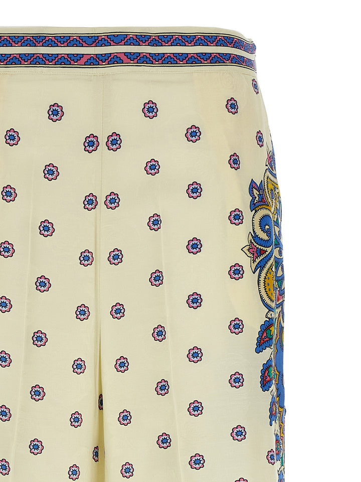 Etro Palazzo Pantaloni - Bianco | 3ff8108b754beb8f5de18942e915b41ab05dc47b