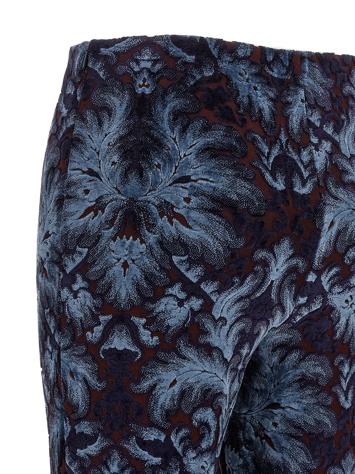 Etro Chenille Pantaloni - Multicolor | 48a1ac011e44ec84c61a60f42a96c64da426df21