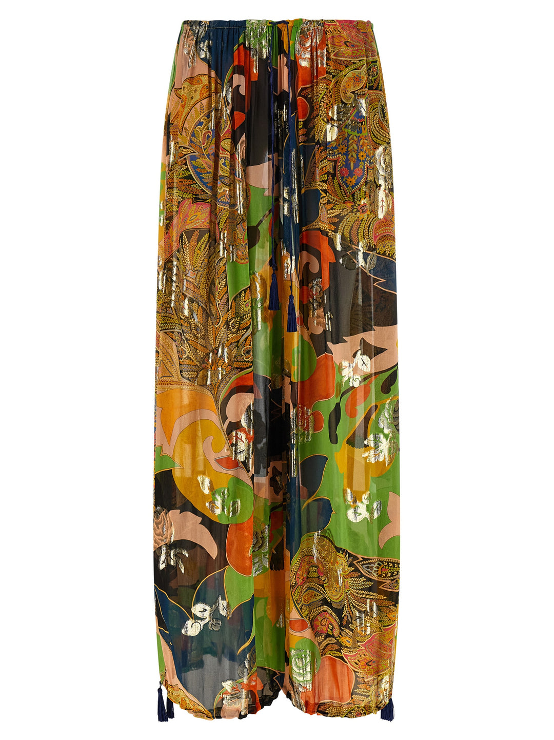 Etro Silk Pantaloni - Multicolor | 9e29c6368564c3665c54c5d5f3fe80e4ebd235f0