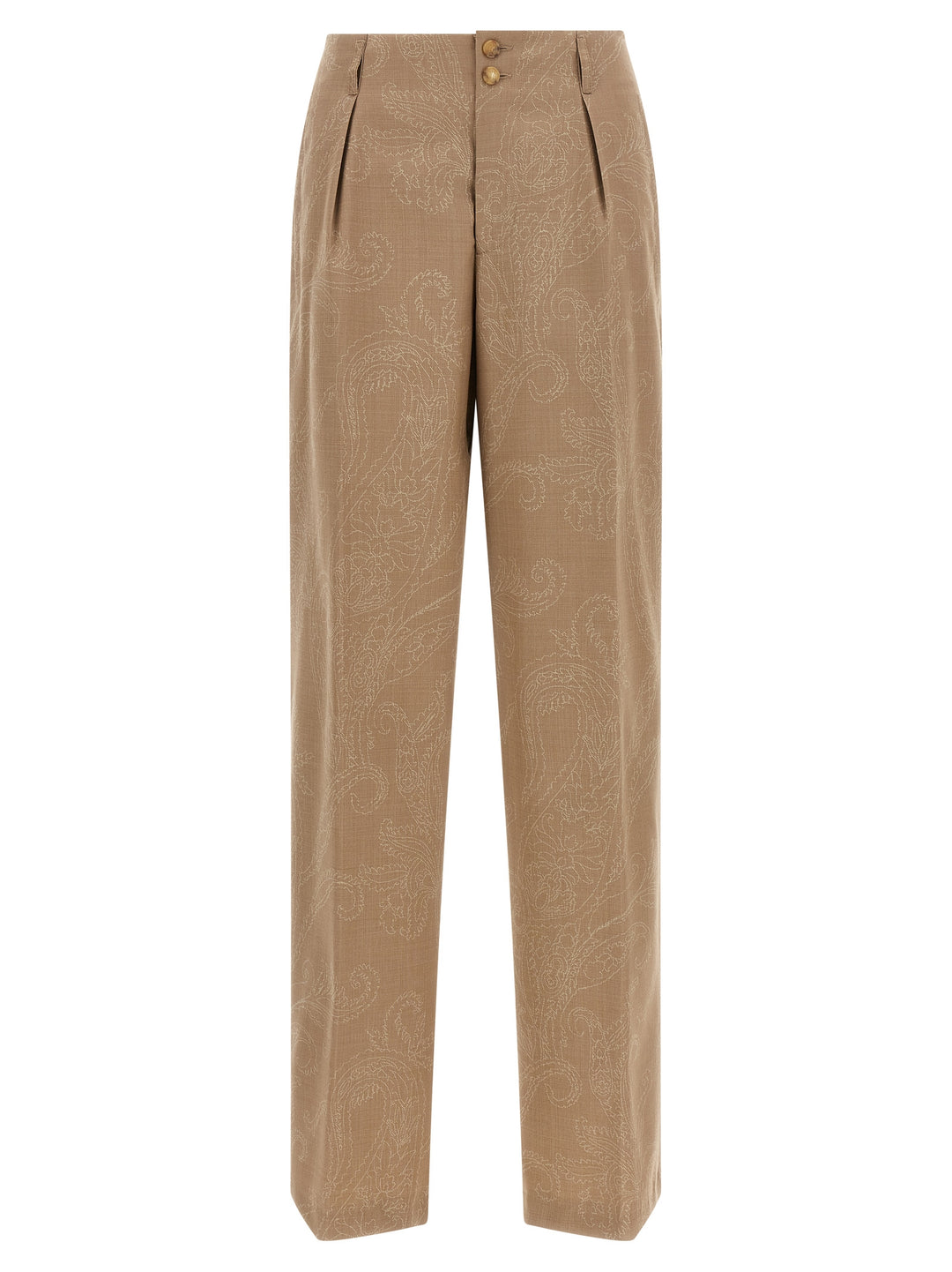 Etro Paisley Jacquard Pantaloni - Beige | 9a18ffbf05466876f98fe00cdf22d2d9d7e4414b