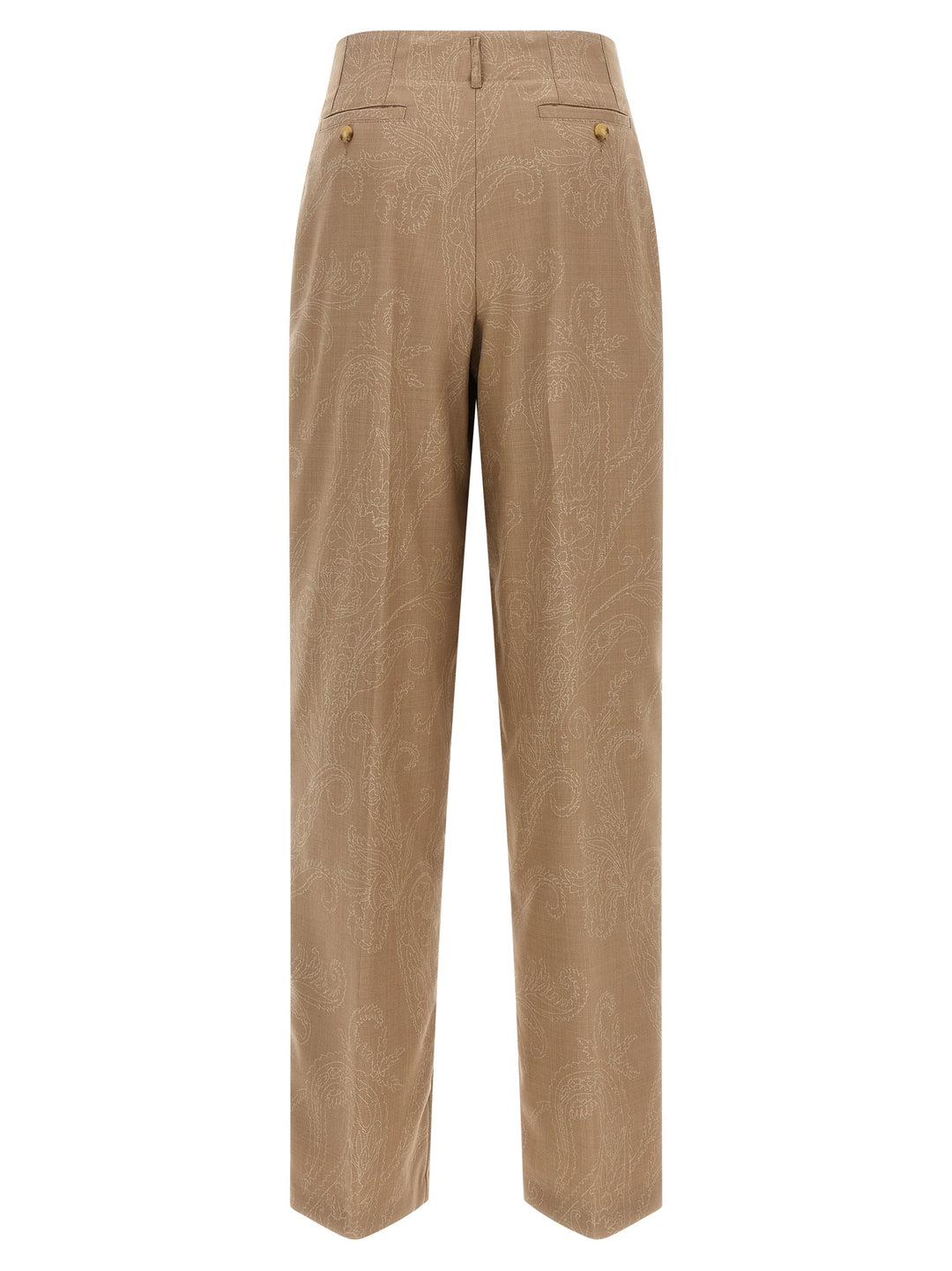 Etro Paisley Jacquard Pantaloni - Beige | 824e1103636d4c667b85c0099fde634dbe81a50e