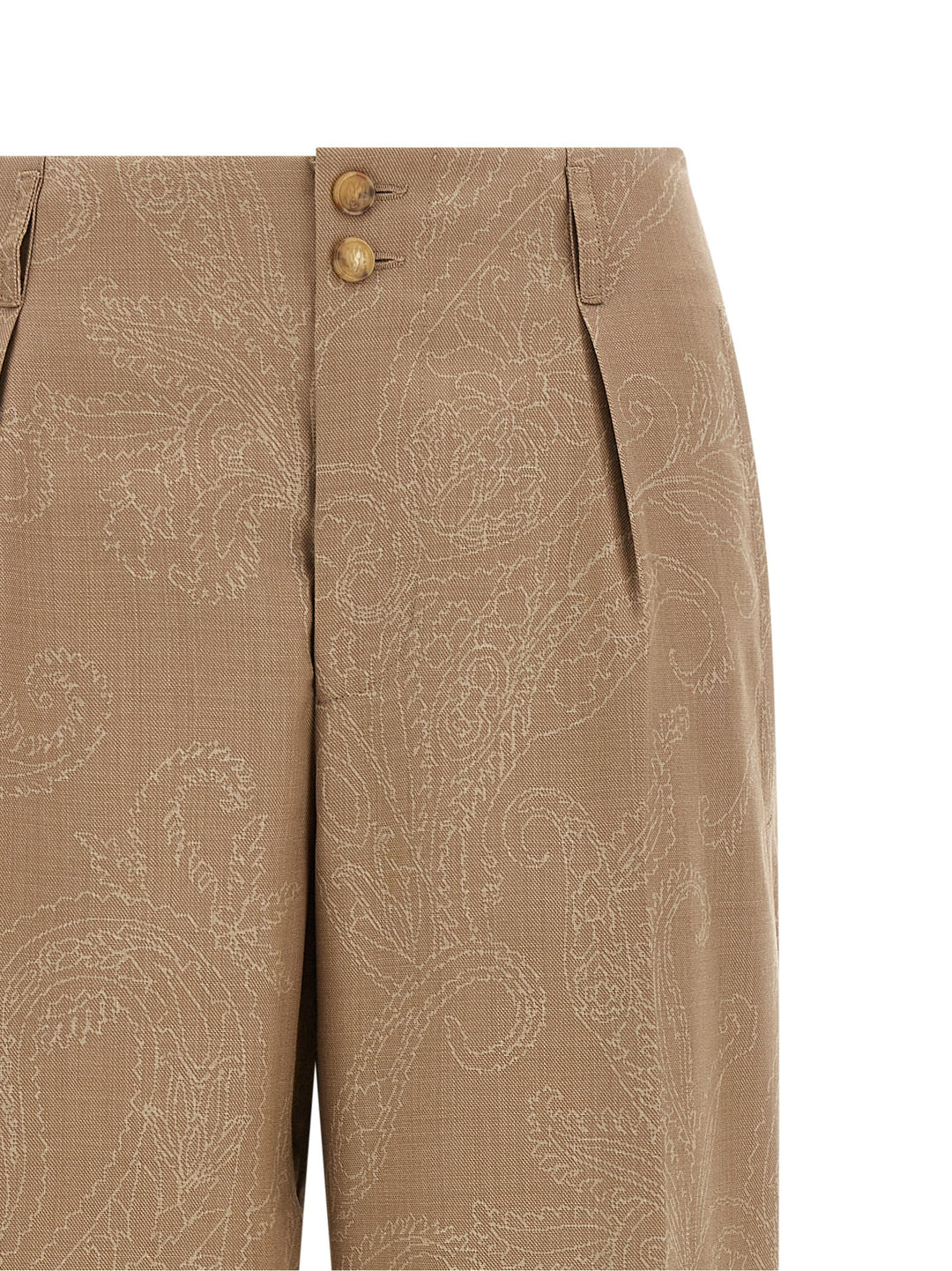 Etro Paisley Jacquard Pantaloni - Beige | e5083e0126e15f73da3e65d55f6814b501cea6f4