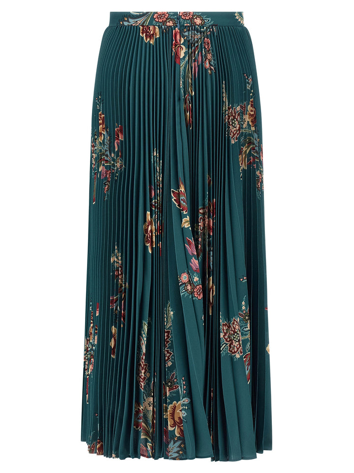 Etro Pleated Skirt Gonne - Multicolor | 078e98dde0c85d5791b9562dd1554e37c94bfaaf