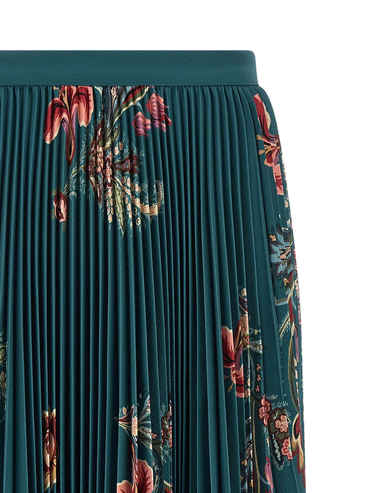 Etro Pleated Skirt Gonne - Multicolor | e4968b341980dd385e40fdc02486a61852368762