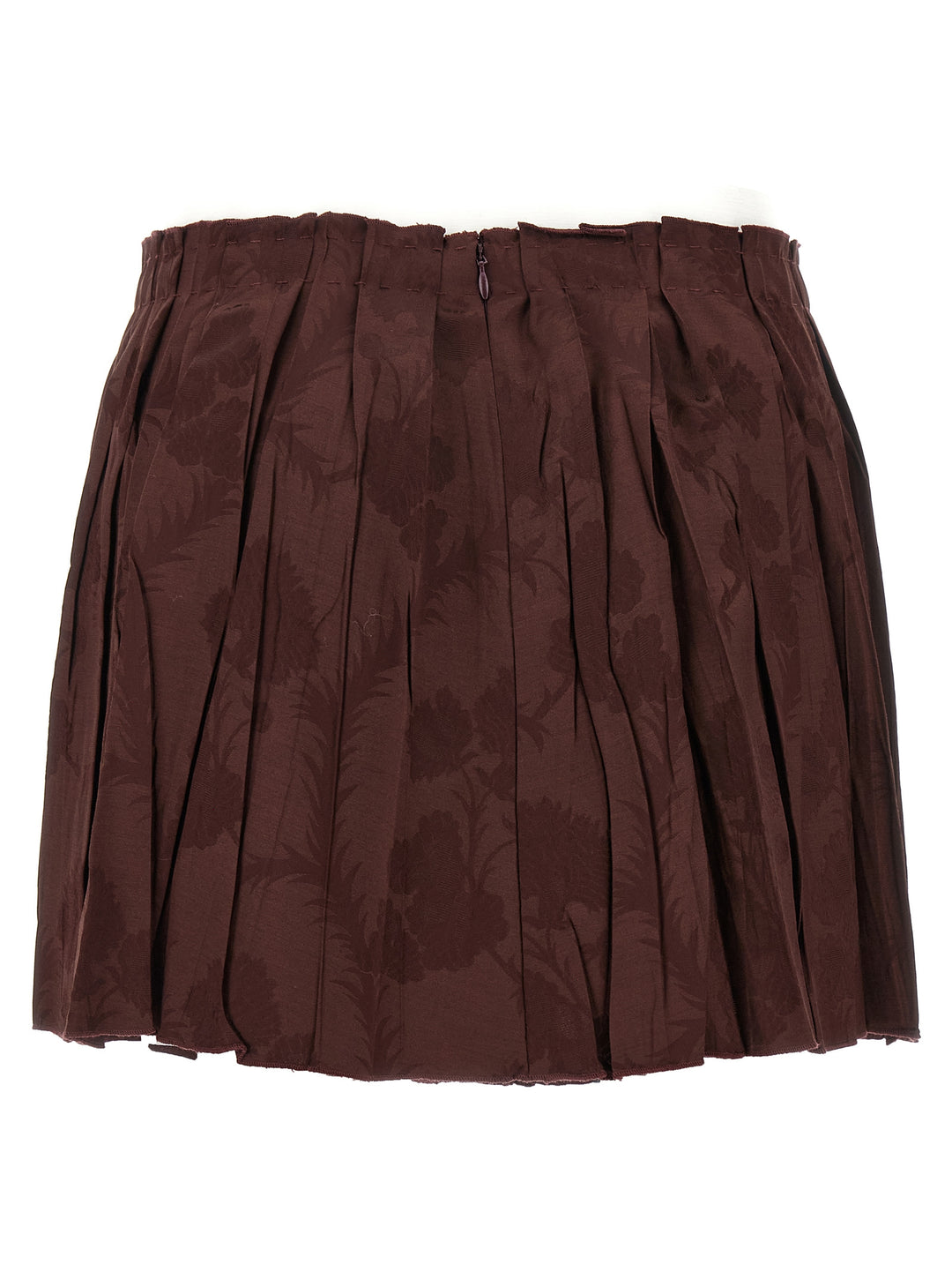 Etro Jacquard Floral Patterned Skirt Gonne - Bordeaux | 50400976d045f798ddb817633cd8247084fd8c6e