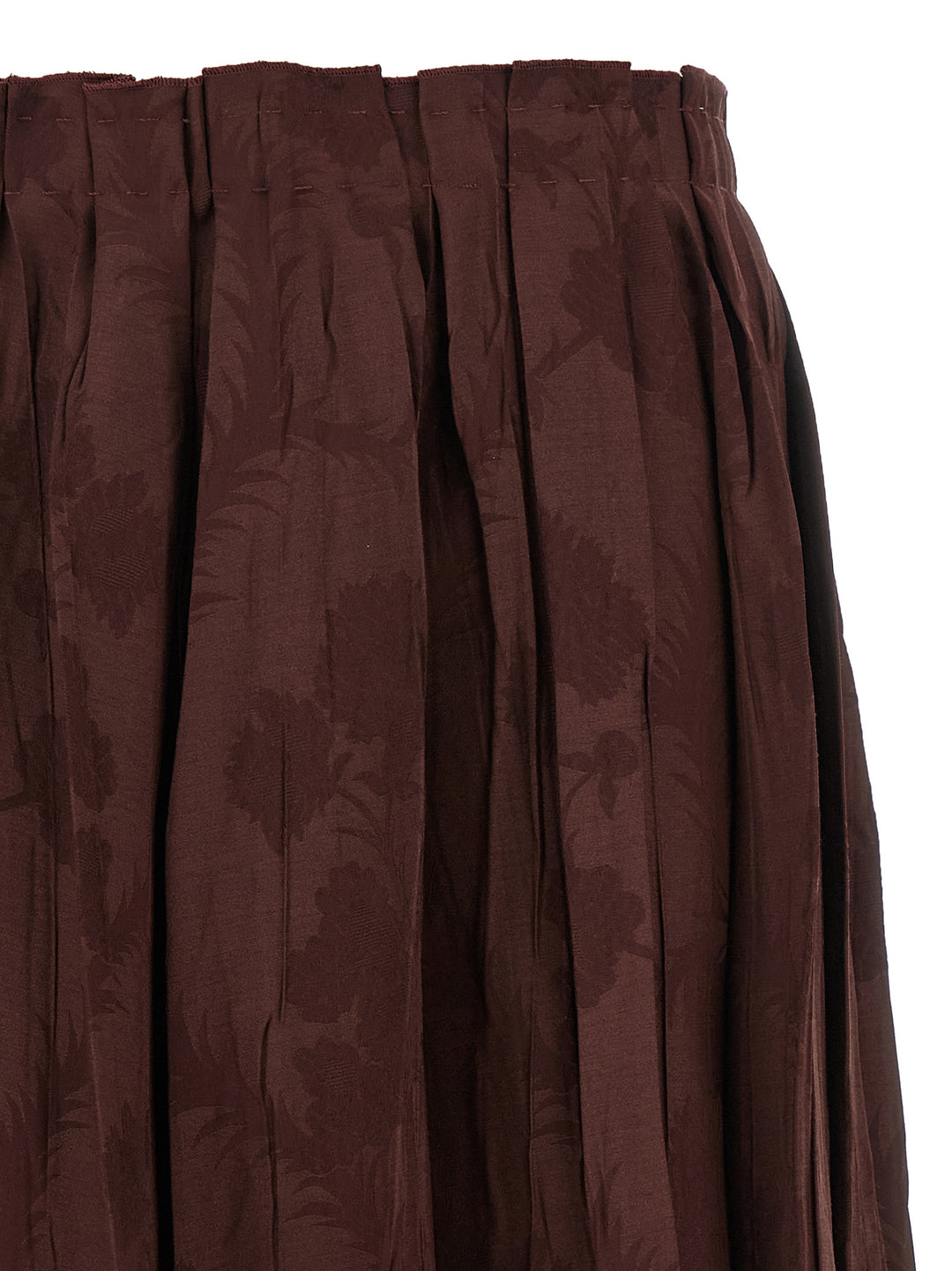 Etro Jacquard Floral Patterned Skirt Gonne - Bordeaux | a7a63b25341f0b48a72ef5bb046be6f1eac5ca61