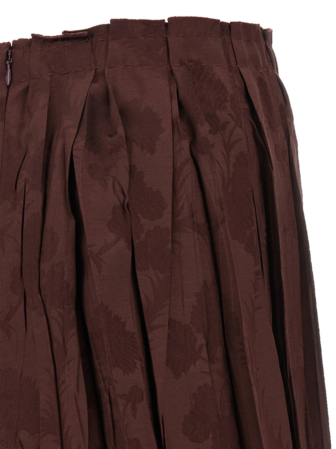 Etro Jacquard Floral Patterned Skirt Gonne - Bordeaux | c821b351561c421dfabee8e16fe7b80cd6b3cccf