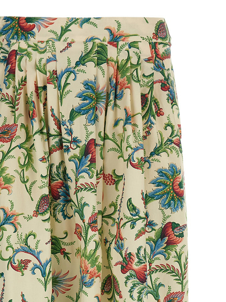 Etro Floral Pattern Skirt Gonne - Multicolor | 4de1fbc596b703651613f5dae39e7bb605fd05b6