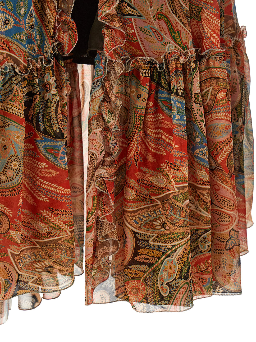 Etro Paisley Foliage Skirt Gonne - Arancione | b1e85d58b13754b4887bd58eb48c30164757c328