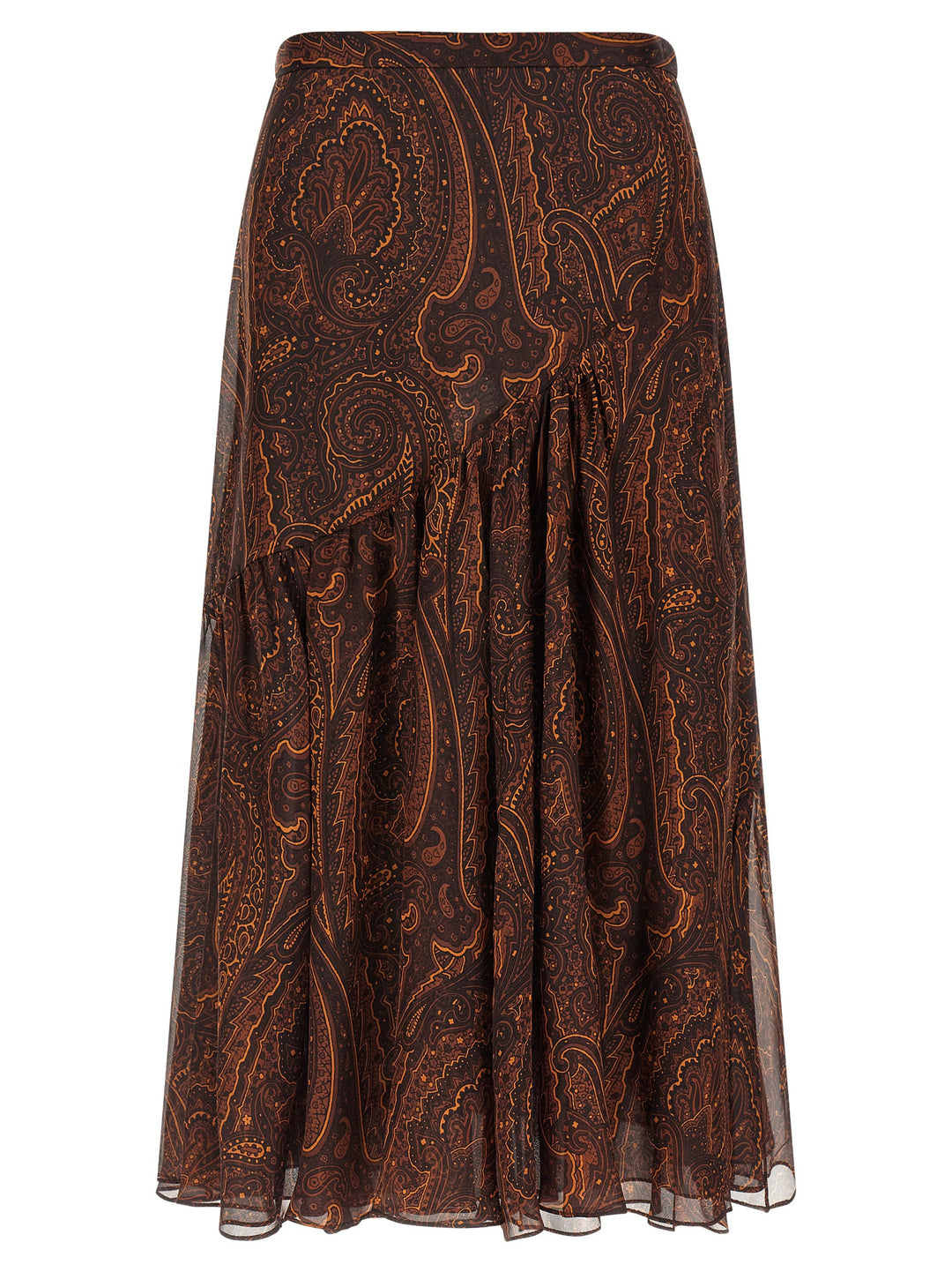 Etro Paisley Skirt Gonne - Marrone | 12ee51780ad1d6b24b6830135db878d9efd94b93