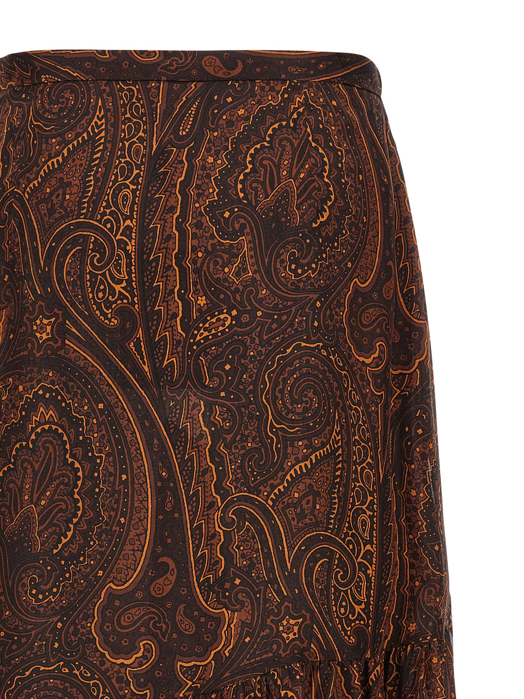 Etro Paisley Skirt Gonne - Marrone | f8f211d60d2c65ff4ce95161aa1821b418bac85e