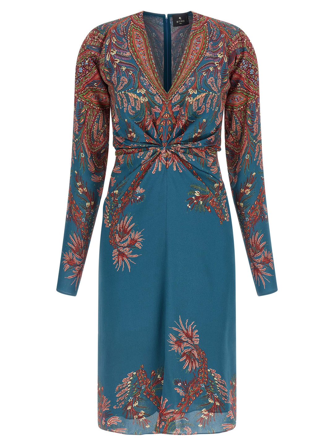 Etro Floral Printed Dress Abiti - Blu | 8ffb9bb5a783af8d03127b0512fb215ea8b4eb02