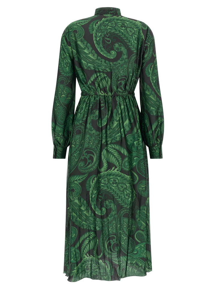 Etro Floral Printed Dress Abiti - Verde | efa301e5121c1633b445314dc3c204099eb95ba0