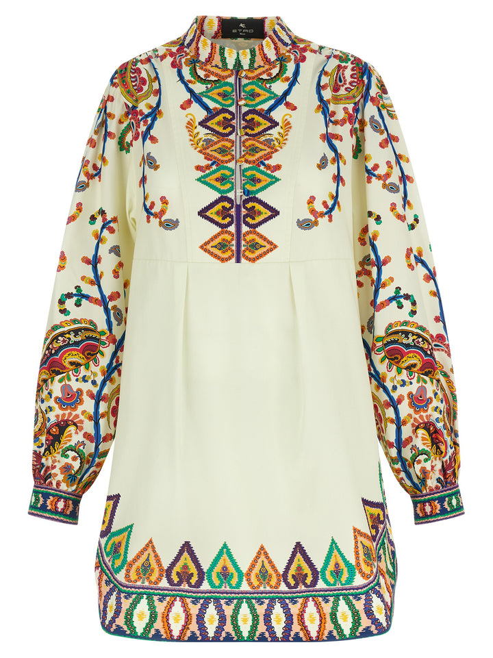 Etro Printed Poplin Dress Abiti - Multicolor | 3d2a4a385f70f742397c4f105a32bf1740aeb4e6