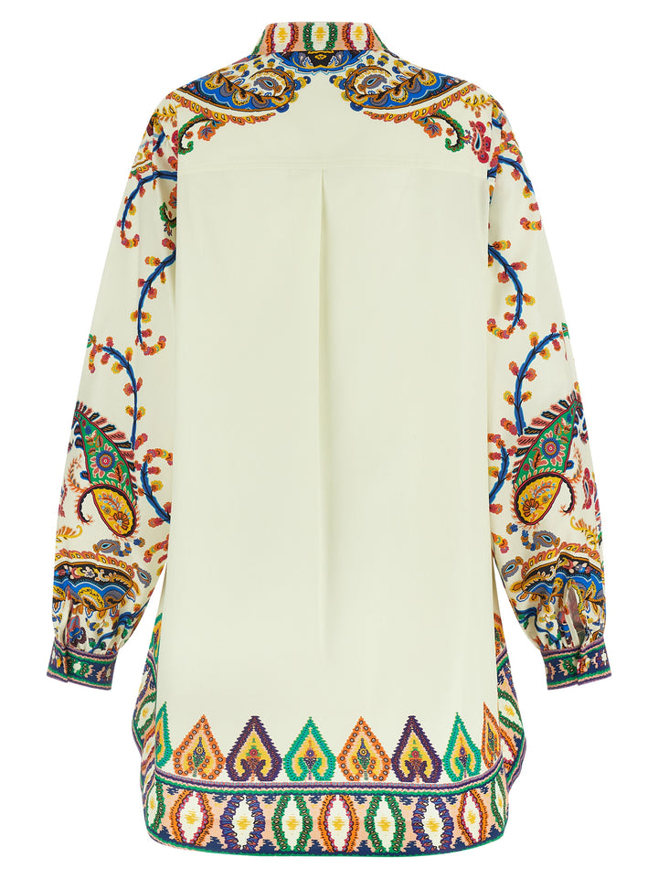 Etro Printed Poplin Dress Abiti - Multicolor | 1ed1a325e2058a04d8be5a850c00f1e46816b1a0