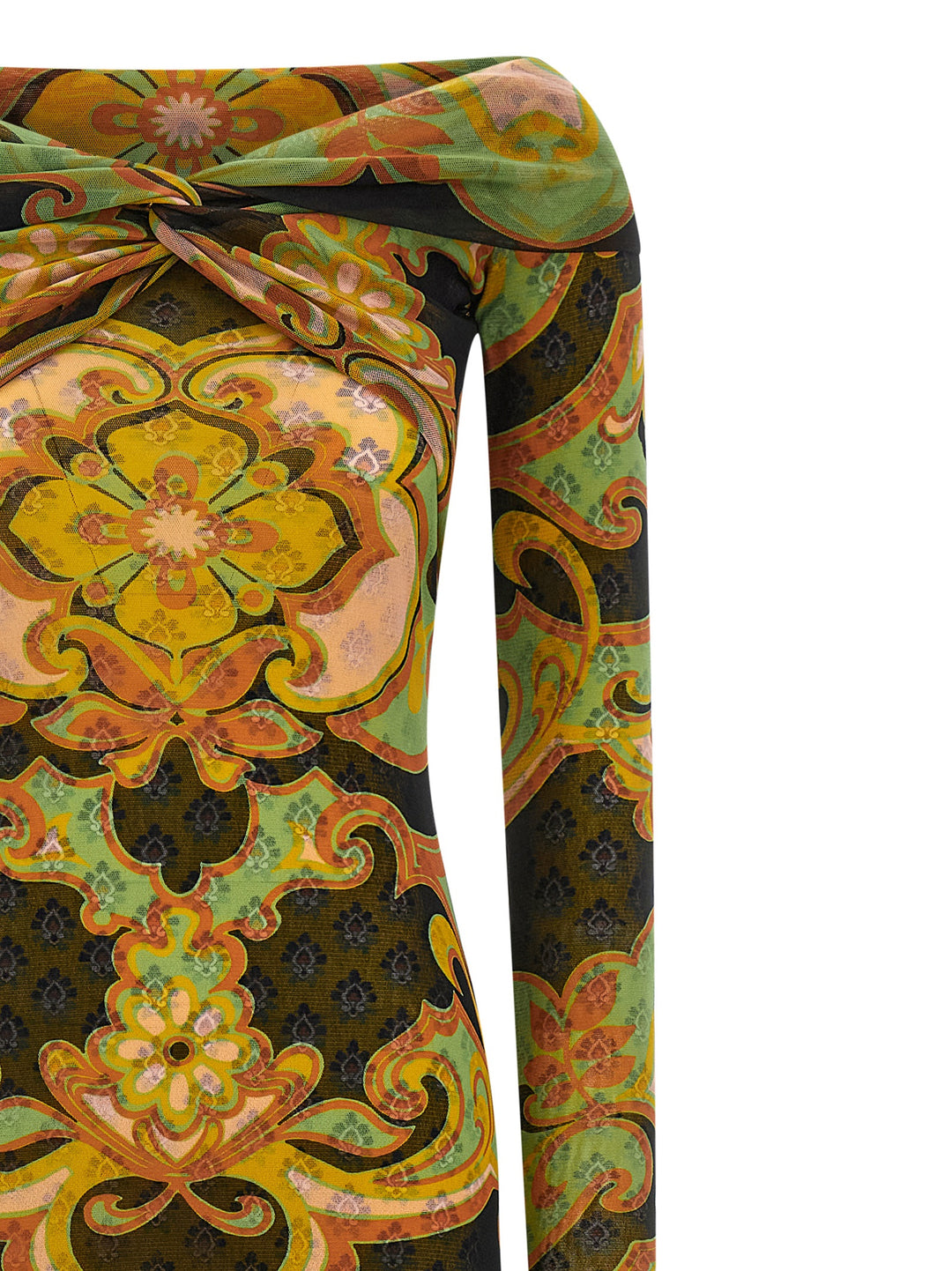 Etro Asymmetric Double Layer Dress Abiti - Multicolor | df9dd525eb25698391cf3e6c5ac508bc9e3b9306