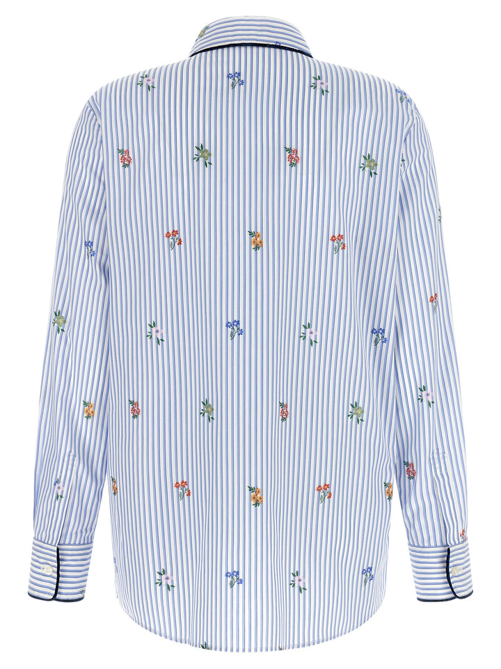 Etro Floral Embroidery Shirt Camicie - Celeste | 6e9a6aa3dbf15f22f0925b3b3473bef39dacfa8a
