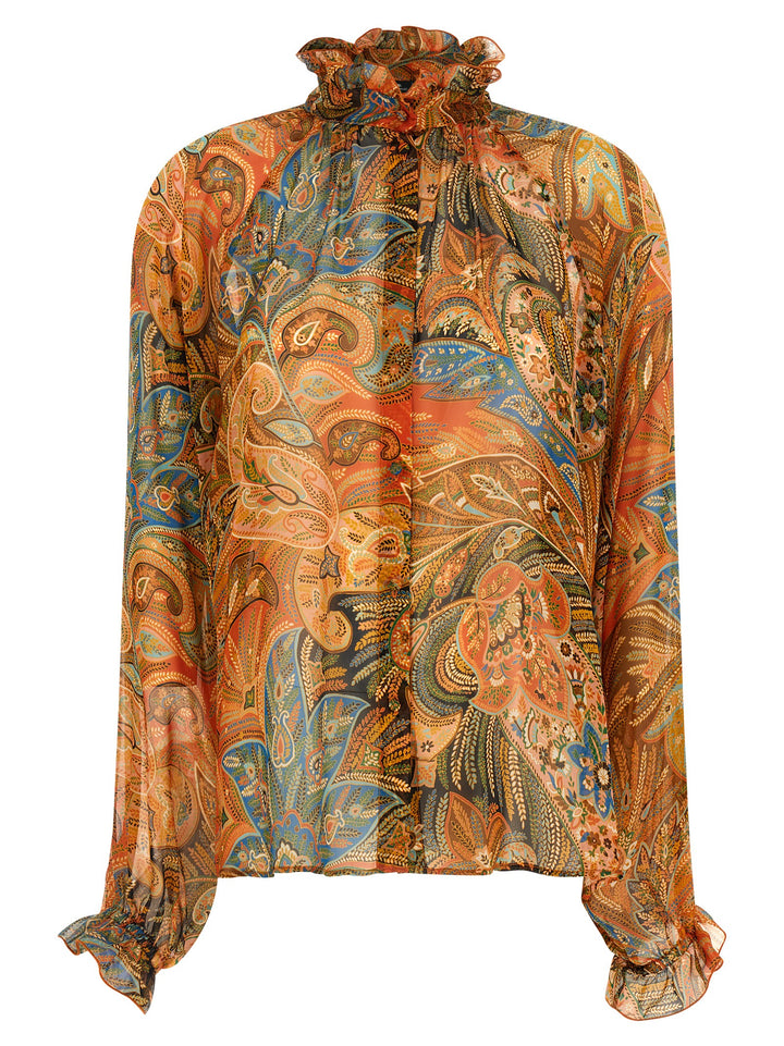 Etro Chiffon Shirt Camicie - Multicolor | 147cc9fb0082bc5a4a182a2b9b39a56f28b4ec84