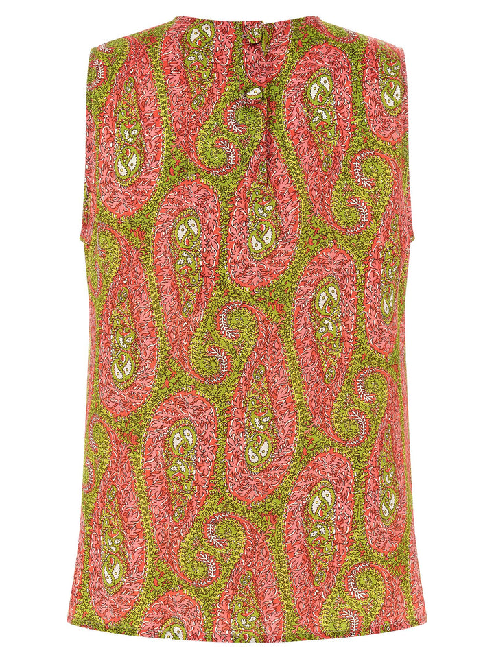 Etro Paisley Foliage Top - Multicolor | befb02eda8f24200da1cb9ad2d290597e91356f0