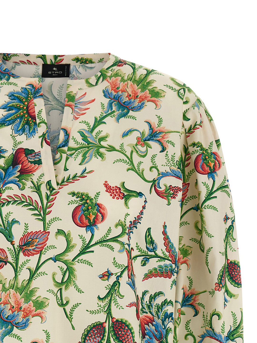 Etro Floral Cotton Blouse Camicie - Multicolor | 2a04d30ec188e1699fa6bac70ba7aaf7d538dc92