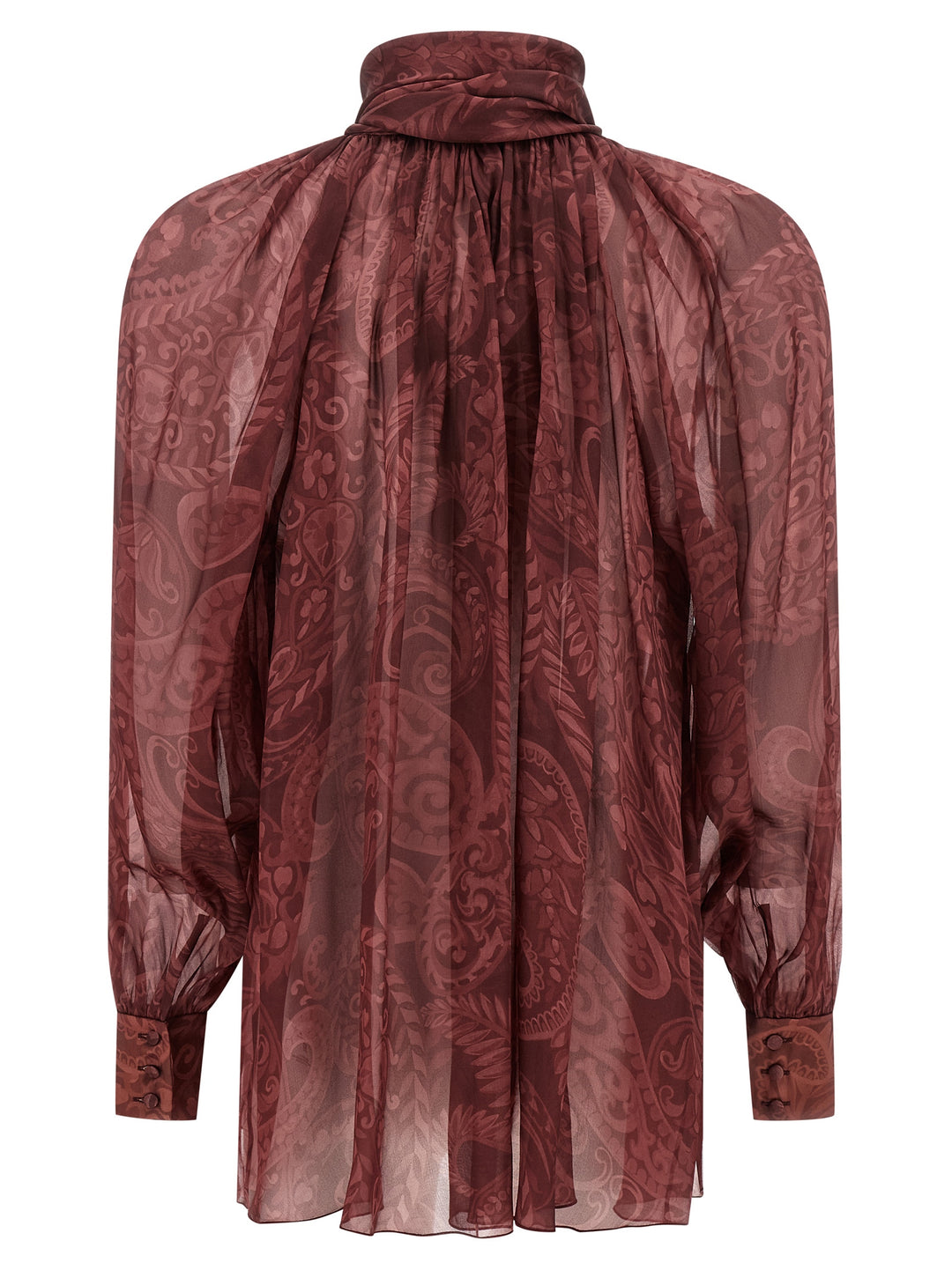 Etro Bow Blouse Camicie - Bordeaux | eb9119e371810fd4b4dd29eede91c584b23bac27