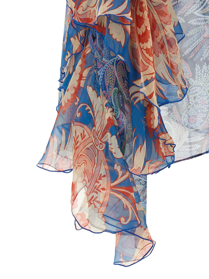 Etro Chiffon Blouse Camicie - Celeste | 3e803e9f8cdc751c0c9eab3d3574f3abba1713c0