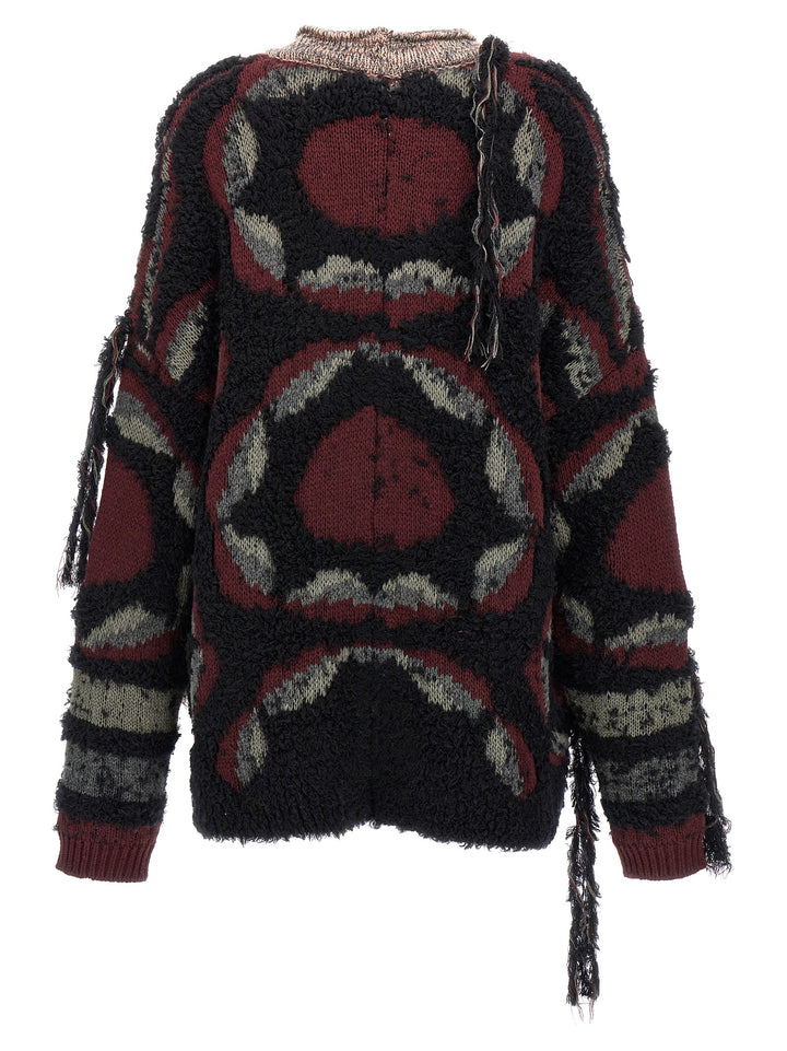 Etro Fringed Oversized Cardigan Maglioni - Multicolor | 9fe8245f5e7b34c03c5706e747d877146cfaf3a8