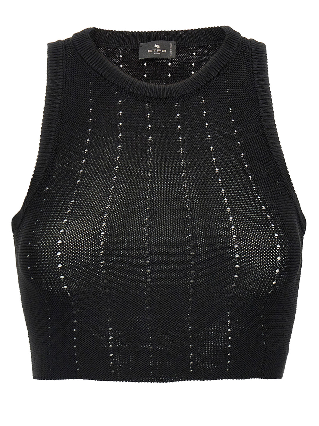 Etro Crop Top Top - Nero | 0de7e77b2418e845b7d9dac6dc77e7e3a8211293